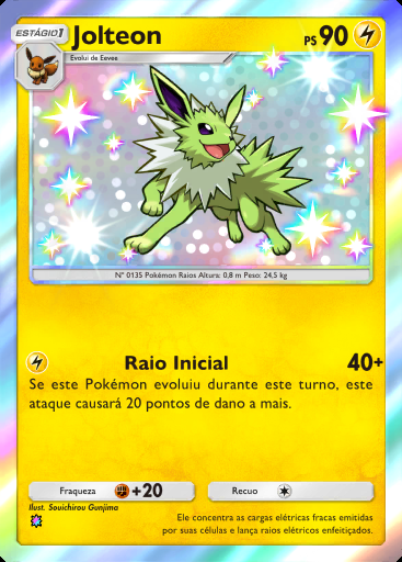 Jolteon #219 · Sabedoria dos Céus e Mares (A4)
