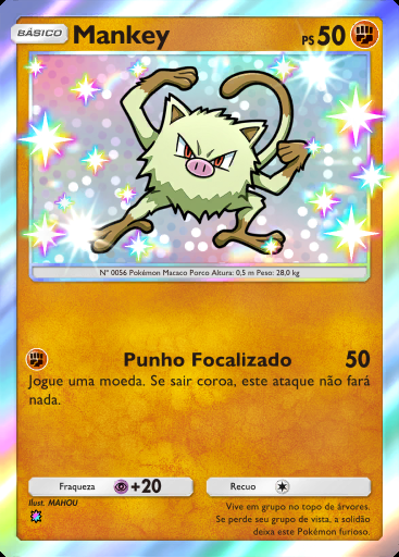 Mankey #221 · Sabedoria dos Céus e Mares (A4)