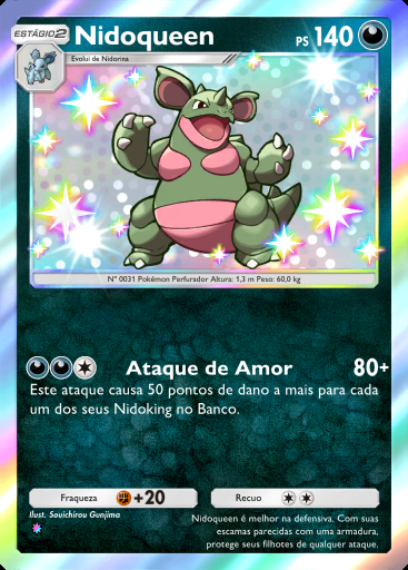 Nidoqueen #225 · Sabedoria dos Céus e Mares (A4)