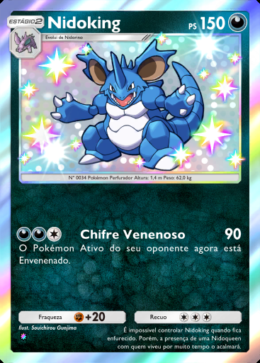 Nidoking #228 · Sabedoria dos Céus e Mares (A4)