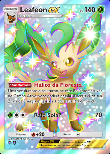 Leafeon ex #233 · Sabedoria dos Céus e Mares (A4)