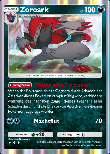 Zoroark #050 · Verborgene Quelle (A4a)