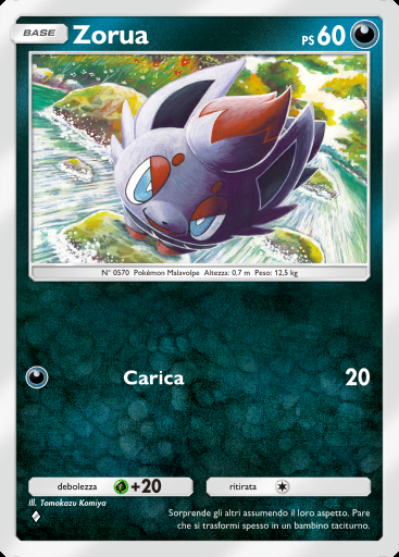 Zorua #049 · Sorgenti Recondite (A4a)