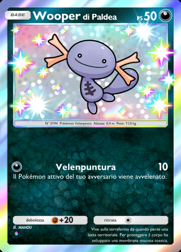 Wooper di Paldea #100 · Sorgenti Recondite (A4a)