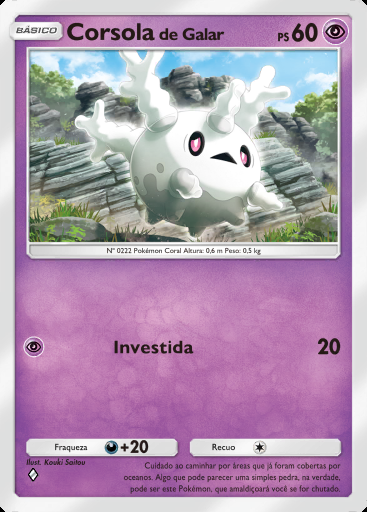 Corsola de Galar #034 · Nascentes Reclusas (A4a)