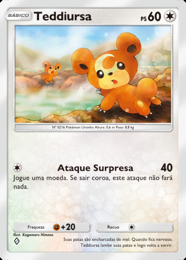 Teddiursa #060 · Nascentes Reclusas (A4a)
