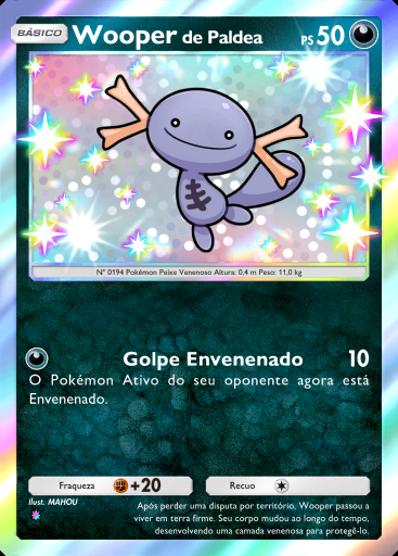 Wooper de Paldea #100 · Nascentes Reclusas (A4a)