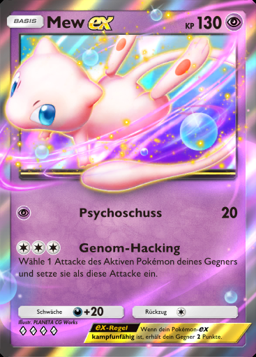 Mew-ex #159 · Deluxepack-ex (A4b)