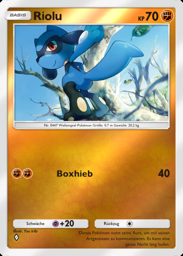 Riolu #211 · Deluxepack-ex (A4b)