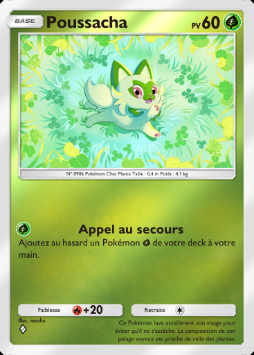 Poussacha #050 · Booster de Luxe ex (A4b)