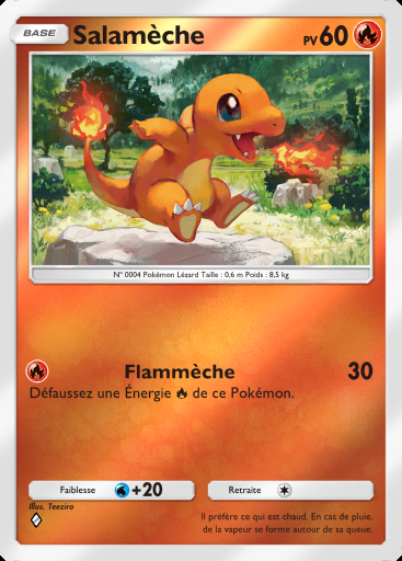 Salamèche #056 · Booster de Luxe ex (A4b)