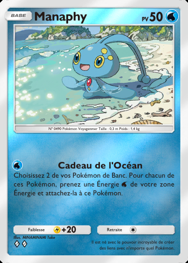 Manaphy #109 · Booster de Luxe ex (A4b)