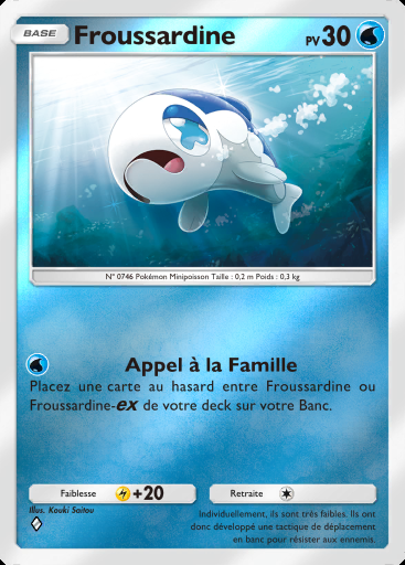 Froussardine #123 · Booster de Luxe ex (A4b)