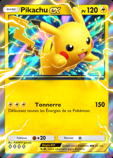 Pikachu-ex #132 · Booster de Luxe ex (A4b)