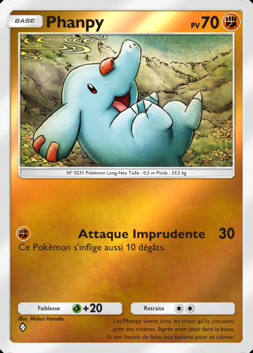 Phanpy #201 · Booster de Luxe ex (A4b)