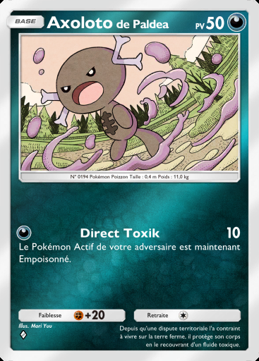 Axoloto de Paldea #237 · Booster de Luxe ex (A4b)