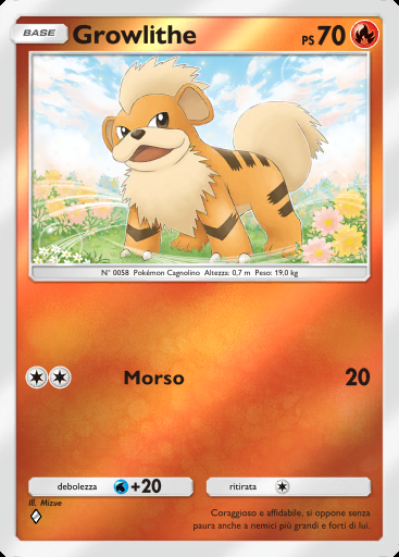 Growlithe #062 · Busta Deluxe ex (A4b)