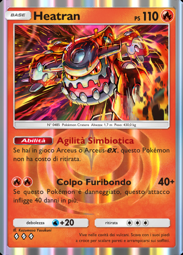 Heatran #076 · Busta Deluxe ex (A4b)