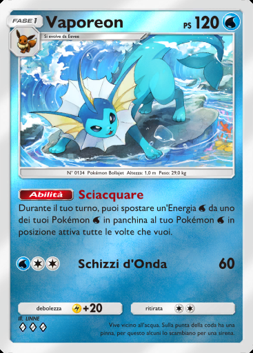 Vaporeon #100 · Busta Deluxe ex (A4b)