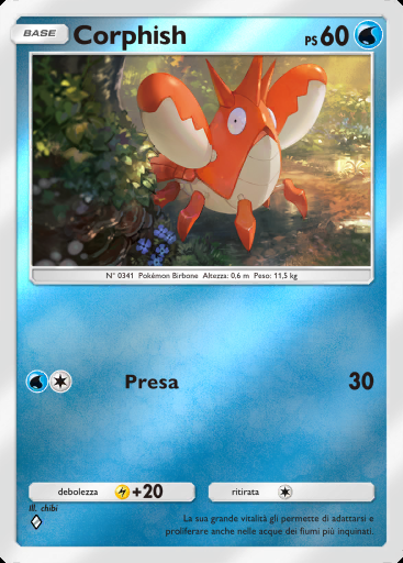 Corphish #103 · Busta Deluxe ex (A4b)