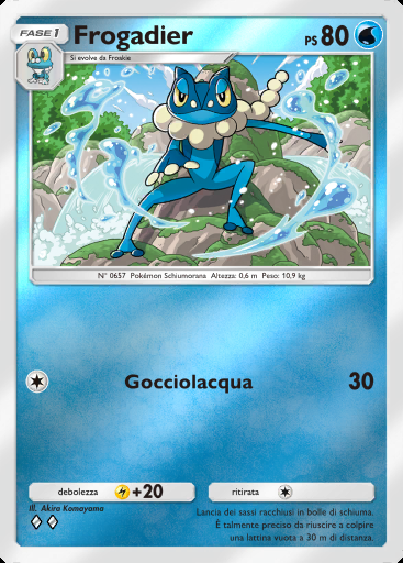 Frogadier #113 · Busta Deluxe ex (A4b)