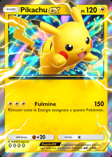 Pikachu-ex #132 · Busta Deluxe ex (A4b)