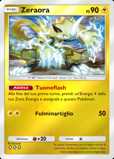 Zeraora #150 · Busta Deluxe ex (A4b)