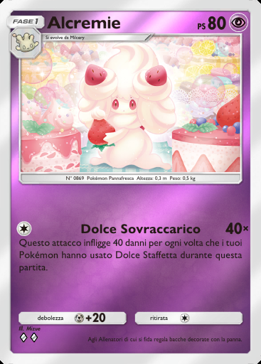 Alcremie #188 · Busta Deluxe ex (A4b)