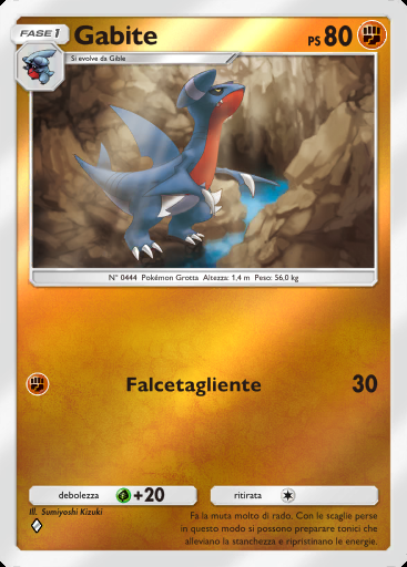 Gabite #208 · Busta Deluxe ex (A4b)