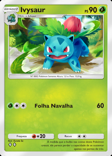 Ivysaur #003 · Pacote Deluxe ex (A4b)