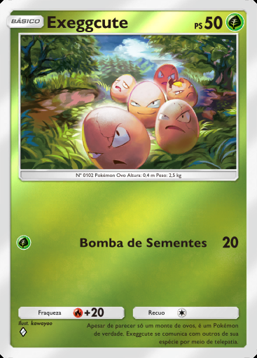 Exeggcute #012 · Pacote Deluxe ex (A4b)