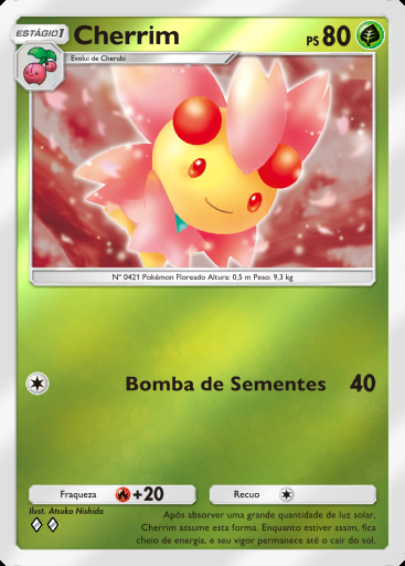 Cherrim #028 · Pacote Deluxe ex (A4b)