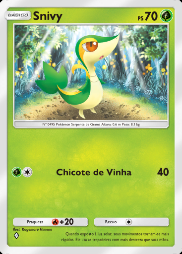 Snivy #032 · Pacote Deluxe ex (A4b)