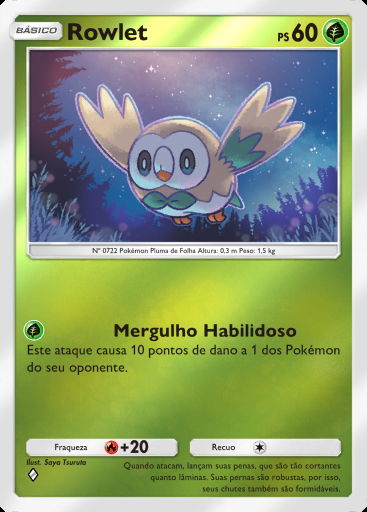 Rowlet #039 · Pacote Deluxe ex (A4b)