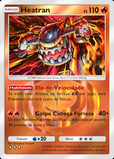 Heatran #077 · Pacote Deluxe ex (A4b)