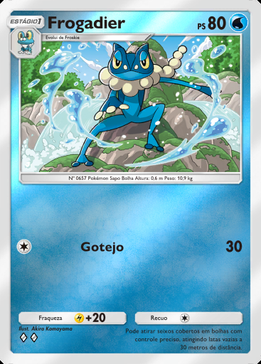 Frogadier #113 · Pacote Deluxe ex (A4b)
