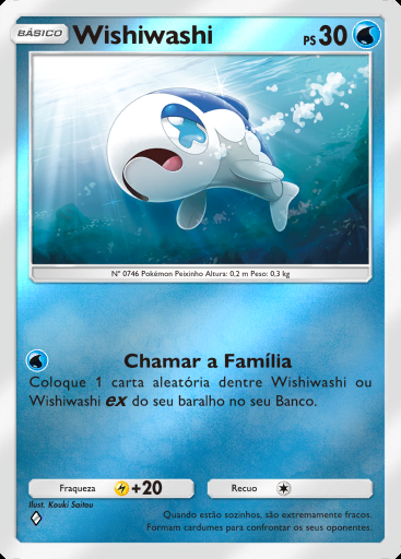 Wishiwashi #123 · Pacote Deluxe ex (A4b)