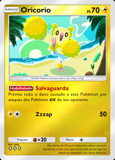Oricorio #147 · Pacote Deluxe ex (A4b)