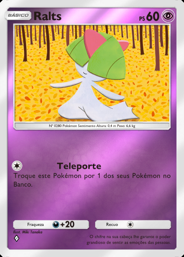 Ralts #165 · Pacote Deluxe ex (A4b)