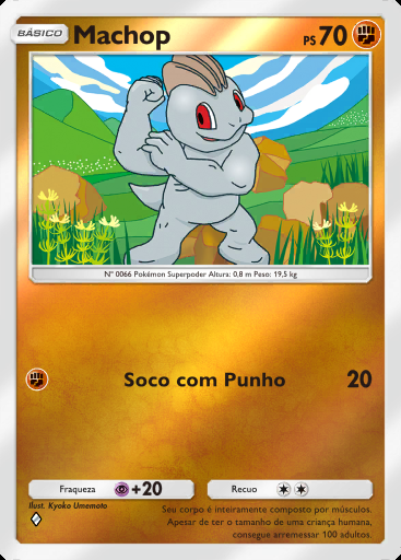 Machop #190 · Pacote Deluxe ex (A4b)