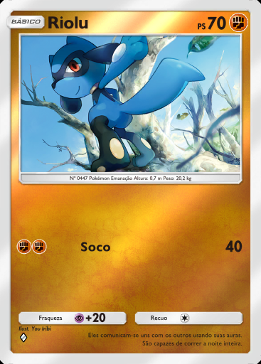 Riolu #211 · Pacote Deluxe ex (A4b)