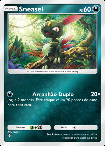 Sneasel #243 · Pacote Deluxe ex (A4b)