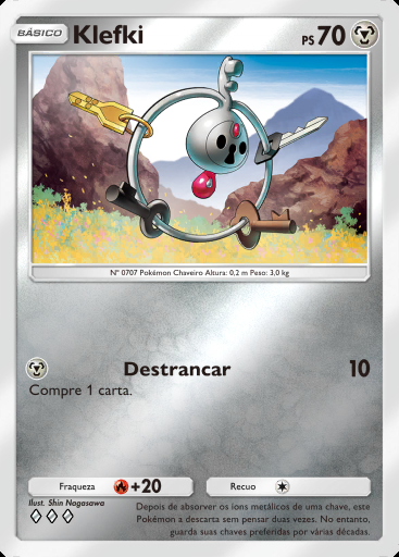 Klefki #258 · Pacote Deluxe ex (A4b)