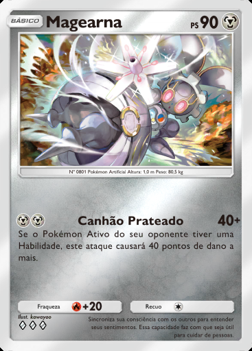 Magearna #261 · Pacote Deluxe ex (A4b)