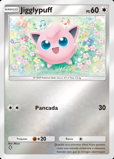 Jigglypuff #278 · Pacote Deluxe ex (A4b)