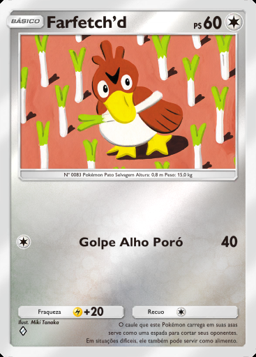 Farfetch’d #281 · Pacote Deluxe ex (A4b)