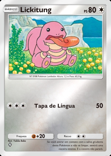 Lickitung #283 · Pacote Deluxe ex (A4b)