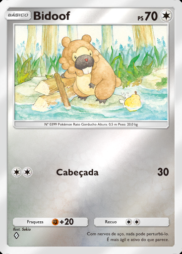 Bidoof #295 · Pacote Deluxe ex (A4b)