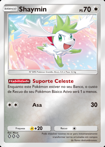 Shaymin #298 · Pacote Deluxe ex (A4b)