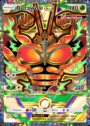 Buzzwole ex #360 · Pacote Deluxe ex (A4b)